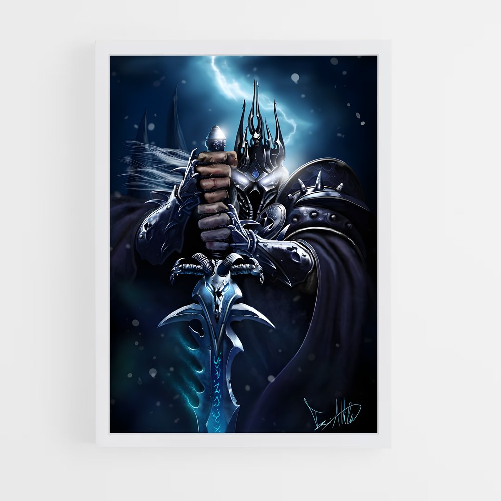 Poster Le Roi Liche – affiche World of Warcraft (vue 3)